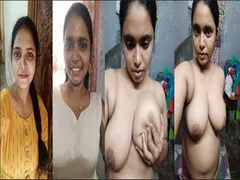 Beautiful tamil girl showing juicy boobs and pressing mms